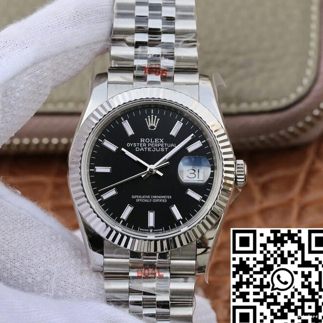 Factory GM M126234-0015 Black Datejust Rolex Dial 0426